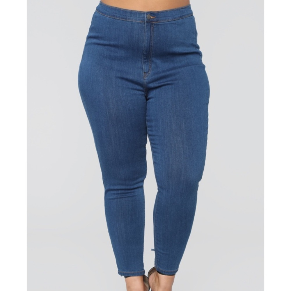 Fashion Nova Bonny Lace Up Jeans A23 - Picture 5 of 7